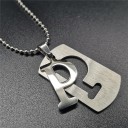 Collar con letras del alfabeto 18