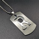 Collar con letras del alfabeto 20
