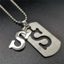 Collar con letras del alfabeto 21