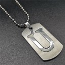 Collar con letras del alfabeto 23