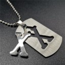 Collar con letras del alfabeto 26