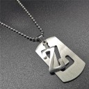 Collar con letras del alfabeto 28