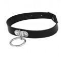 Collar de banda para mujer con círculo 2