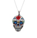 Collar de calavera para mujer D322 3