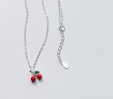 Collar de cerezas para mujer J84 3