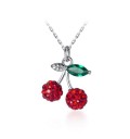Collar de cerezas para mujer 5