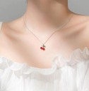 Collar de cerezas para mujer 2