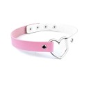 Collar de cinta bicolor para mujer 4
