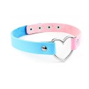 Collar de cinta bicolor para mujer 5