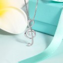 Collar de clave de sol para mujer 3