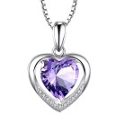 Collar de corazón para mujer D603 4