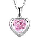 Collar de corazón para mujer D603 5