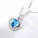 Collar de corazón para mujer D603 1