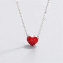 Collar de corazón para mujer D622 1