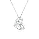 Collar de corazón para mujer G531 1