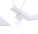 Collar de corazón para mujer G531 4