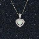 Collar de corazón para mujer M97 3
