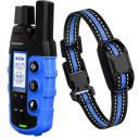 Collar de entrenamiento eléctrico para perros de 2 a 54 kg con control remoto, impermeable, recargable, con vibración, sonido y descarga 1