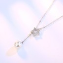Collar de estrella para mujer D675 3
