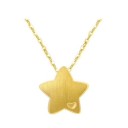 Collar de estrella para mujer D814 plateado
