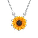 Collar de girasol para mujer D291 2