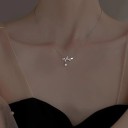 Collar de latidos del corazón para mujer D488 4
