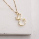 Collar de letras para mujer 5