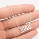 Collar de mujer con año de nacimiento 2018