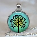Collar de mujer con arbol 6