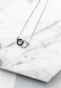 Collar de mujer con círculos conectados G493 3
