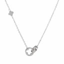 Collar de mujer con círculos conectados 5
