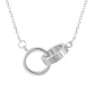 Collar de mujer con círculos conectados 2