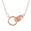 Collar de mujer con círculos conectados 2