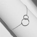 Collar de mujer con círculos conectados 3
