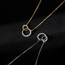Collar de mujer con colgante conectado D406 3