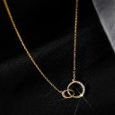 Collar de mujer con colgante conectado D406 5