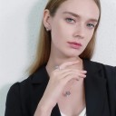 Collar de mujer con colgante conectado D763 5