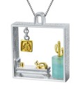 Collar de mujer con colgante D575 3
