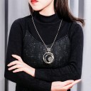 Collar de mujer con colgante grande 4