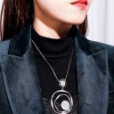 Collar de mujer con colgante grande 5