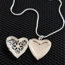 Collar de mujer con corazón abierto 4