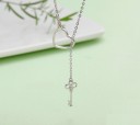 Collar de mujer con corazón y llave 4