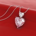 Collar de mujer con corazones G554 5