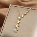 Collar de mujer con estrellas D281 2