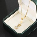 Collar de mujer con estrellas D281 5