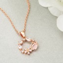 Collar de mujer con flor D287 3