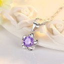 Collar de mujer con flor D423 7