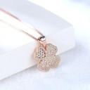 Collar de mujer con flor D481 2