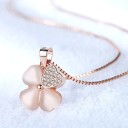Collar de mujer con flor D481 5