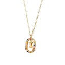 Collar de mujer con letra del alfabeto D697 30
